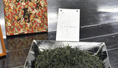 New Japanese tea leaves auction for record 1.96 mil. yen