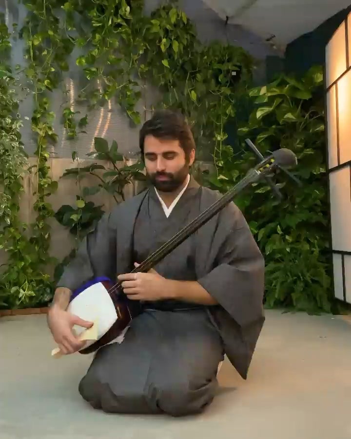 The NagaUta Shamisen used in Kabuki is my favourite instrument play