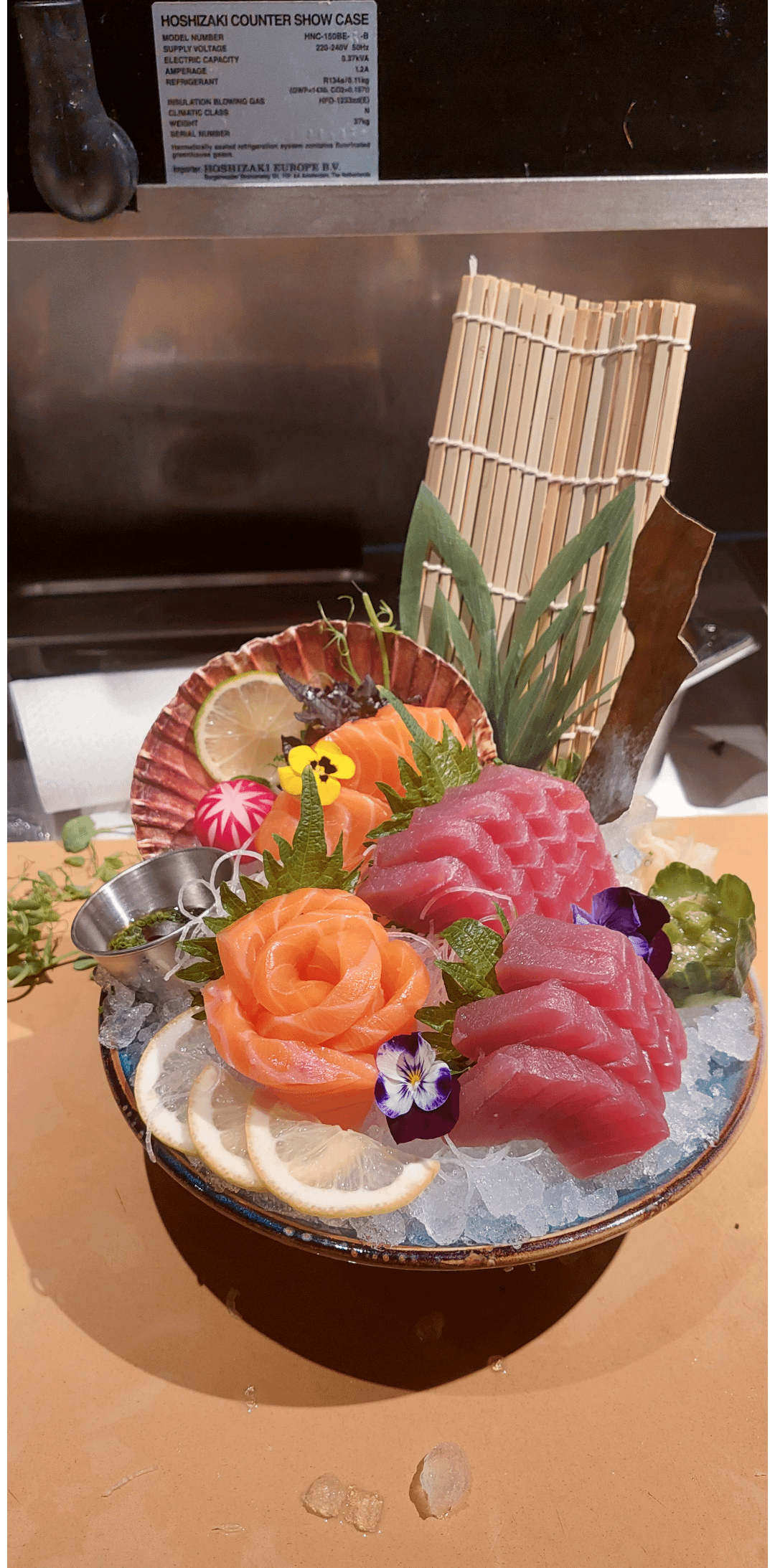 Sashimi bowl I made a few months ago. Lonely Japan