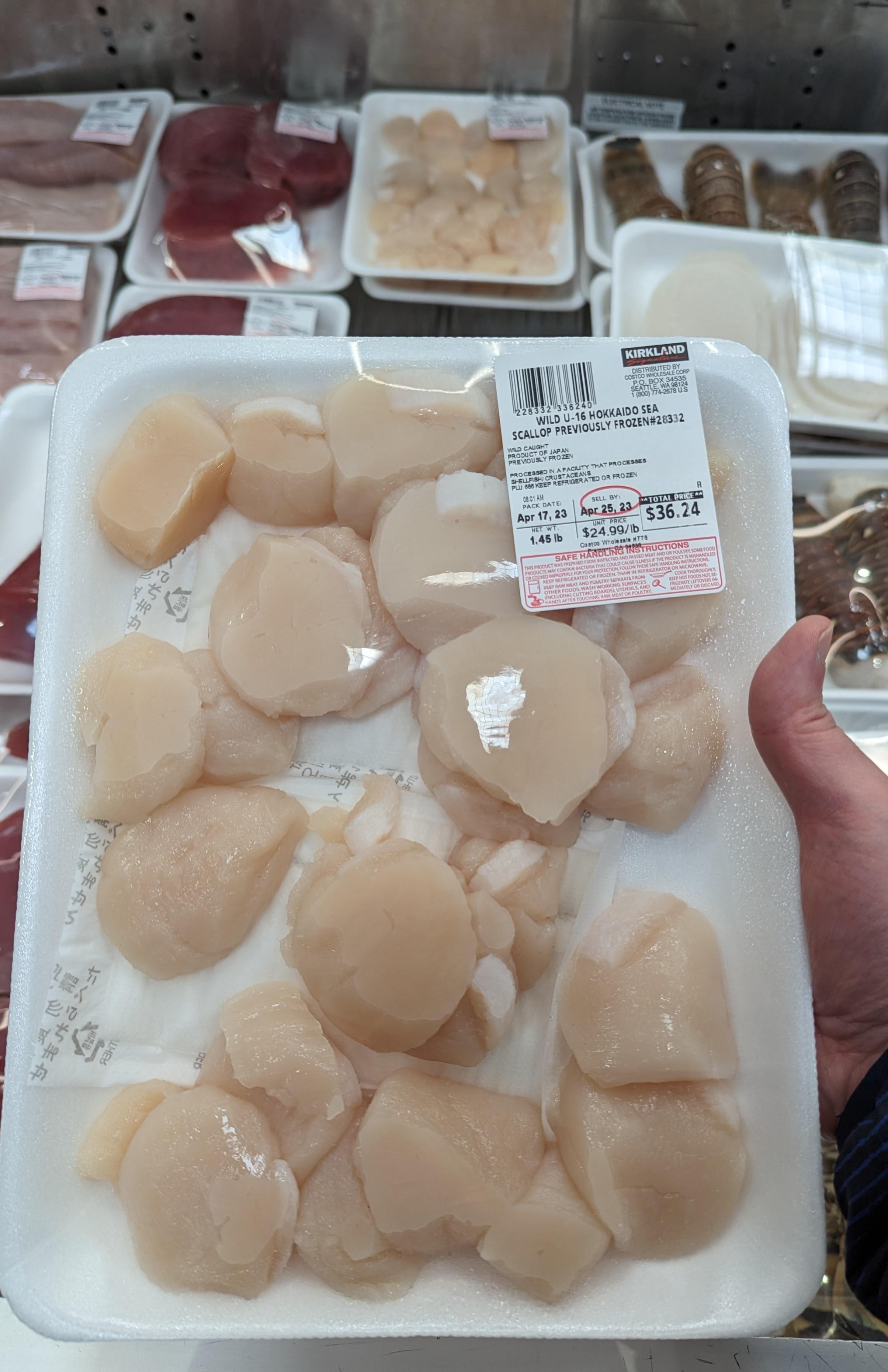 Dry packed Hokkaido scallops at Costco, has anyone tried these