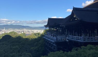 Kiyomizu-dera this morning! (its so hot omg)