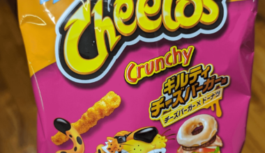 For us fat kids out there- Cheeseburger Donut flavored crunchy Cheetos!