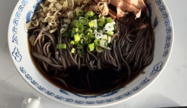 Cold soba