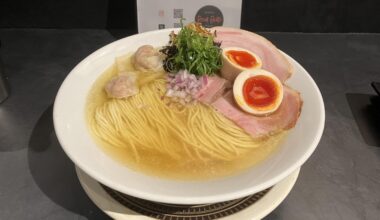 Tokujo Shio Ramen at Jazzy Beats in Nakameguro