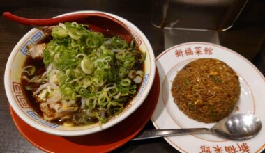 Ramen with small fried rice
