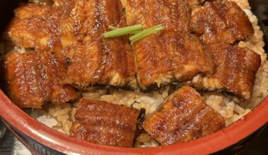 Grilled unagi from Honke Shibato in Osaka - a restaurant that has served the dish for 300 (although by different chefs). A highlight of a recent Japan trip.
