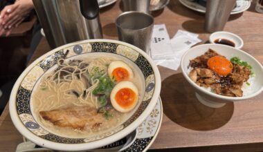 Tonkotsu Ramen at Kamitora Ramen, Osaka
