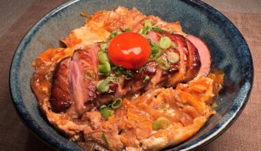 Itokodon with a shoyu cured yolk