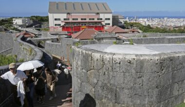 Shuri Castle emerges from ashes as reconstruction makes headway