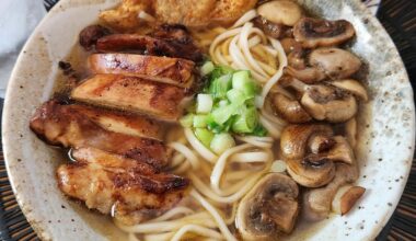 Udon 🍜 and Gyoza 🥟