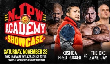 Kushida/Fred Rosser vs The DKC/Zane Jay at NJPW Academy Showcase 5