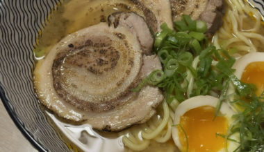 Homemade miso ramen