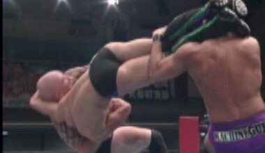 Bad Intentions (Giant Bernard and Karl Anderson) vs Apollo 55 (Prince Devitt and Ryusuke Taguchi): New Japan Pro Wrestling - NJPW G1 Tag League Final, November 1, 2009
