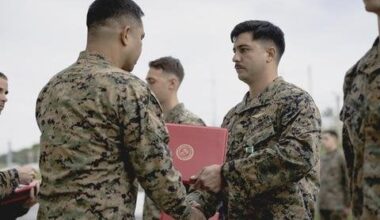 ‘Brothers left and right’: Marines rescue woman from rough water off Okinawa