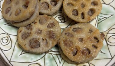 Homemade Grilled Lotus Root Sandwiches
