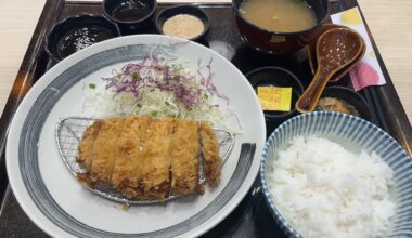 I ate Tonkatsu