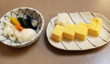 Tsukemono & Tamagoyaki at Torigin Honten, Ginza, Tokyo
