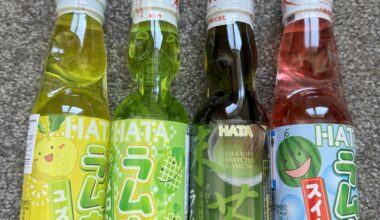 Hata ramune - yuzu, melon, matcha & watermelon