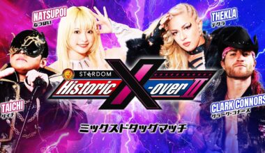Taichi & Natsupoi vs. Clark Connors & Thekla announced for Historic X-Over II!