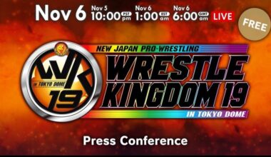 Wrestle Kingdom Press Conference tomorrow