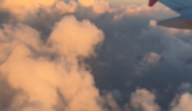 magical flight from Tokyo to Naha at sunset🌅