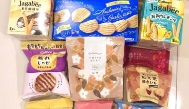お菓子 from Calbee+ in Tokyo Station 🌝