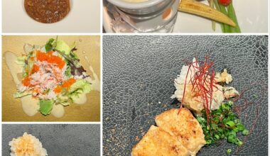 Not home in the US for Thanksgiving dinner, so we went to an omakase instead - Teppanyaki Satou