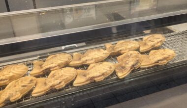 A traditional Japanese sweet in the shape of a fish “Tai-yaki”.Tai ＝ sea ​​bream