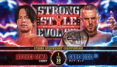 NJPW: Gabe Kidd vs Ryohei Oiwa for the #njpwSTRONG Openweight title!