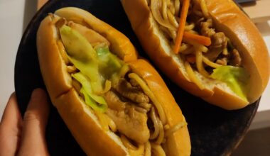 Finally made some yakisoba pan!