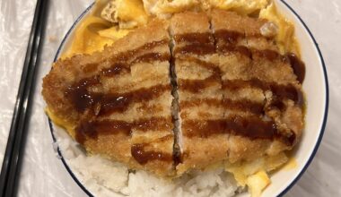 I made katsudon the other night
