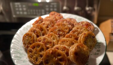 蓮根はさみ作ったよー