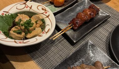 Yakitori - chicken ovary delight!