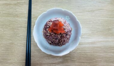 Gokokumai with Fukujinzuke
