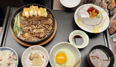 Beef Sukiyaki Lunch Set
