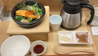 What could be better than a salmon seafood bowl?