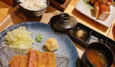 Ate Gyukatsu for the first time with my family and it was heavenly 🤤