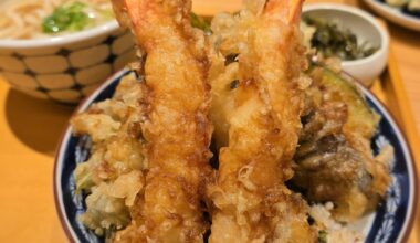 Tempura Bowl in Shinjuku