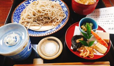 beautiful Zaru-Soba and other things