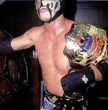 Kendo Kashin and his custom-made IWGP Jr. Heavyweight Title