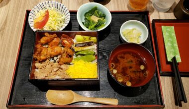 Teriyaki chicken set at Toriyoshi-Kichijoji, Tokyo