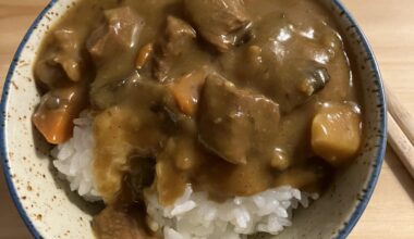 Beef curry!
