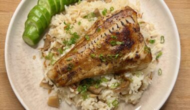 Miso Black Cod over "Urine" Rice