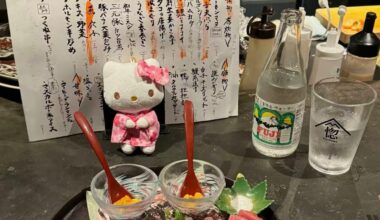 The sashimi at this restaurant is truly astonishingly delicious!