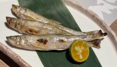 Grilled shishamo