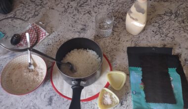 First time making Spicy Tuna onigiri