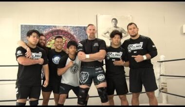 Josh Barnett @ the NJPW Dojo