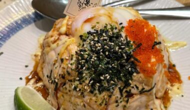 Salmon Donburi Don and Salmon “sushi balls” 🍣