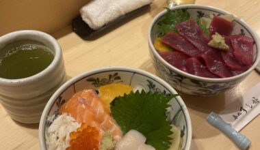 Tried super popular seafood bowls at Tsujihan - 10/10