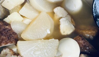 Sudden temperature drop in Tokyo + Laziness = Oden Night